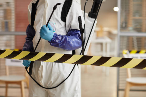 Professional Sewage Cleanup technician working in Riverside, NJ